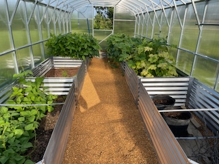 ~ Building garden beds / greenhouses ~